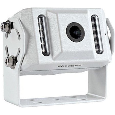 Asa Electronics Voyager 155 Viewing Angle Rear Color Camera with LED Low Light Assist, White ASAVCMS155
